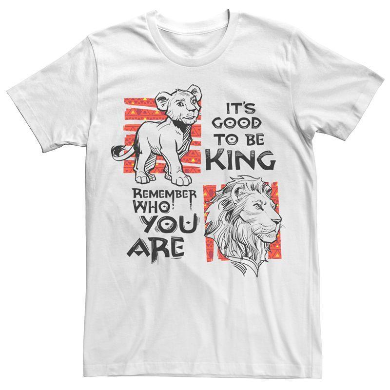 Mens Disney Lion King Good To Be King Short-Sleeve Tee Athletic Grey Product Image