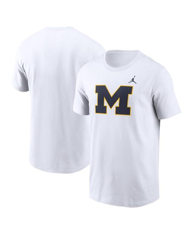 Jordan Mens Michigan Wolverines Primetime Evergreen Logo T-Shirt Product Image