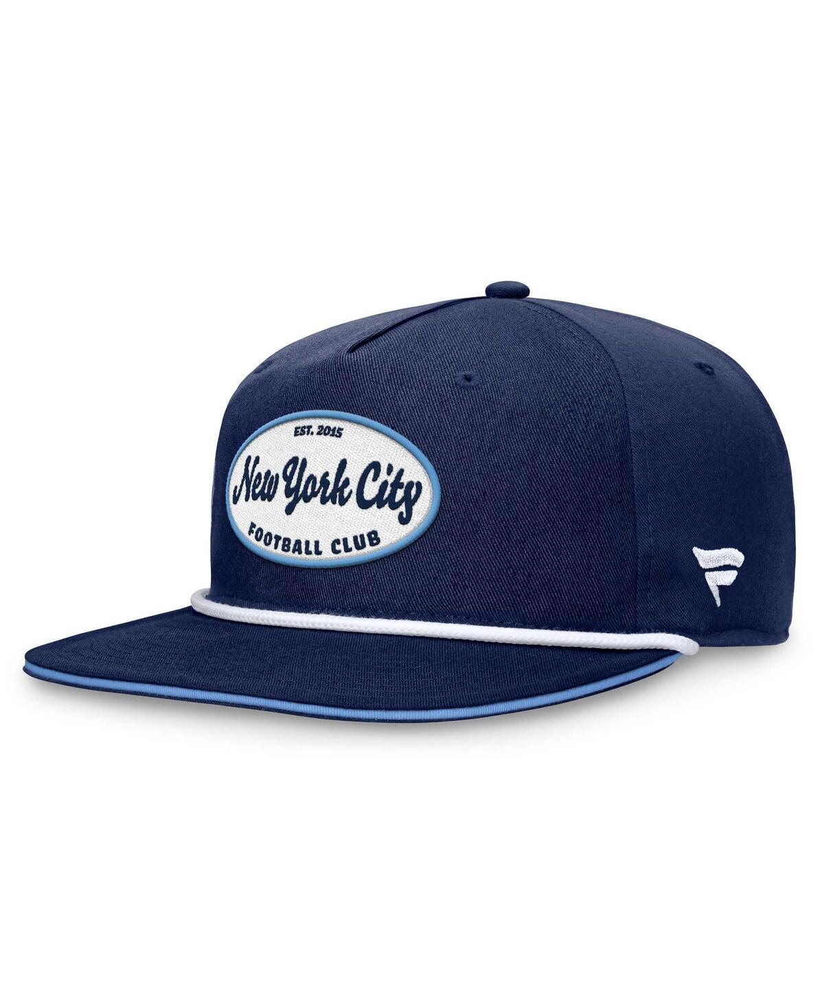 Mens Fanatics Branded New York City FC Iron Golf Snapback Hat, Blue Product Image