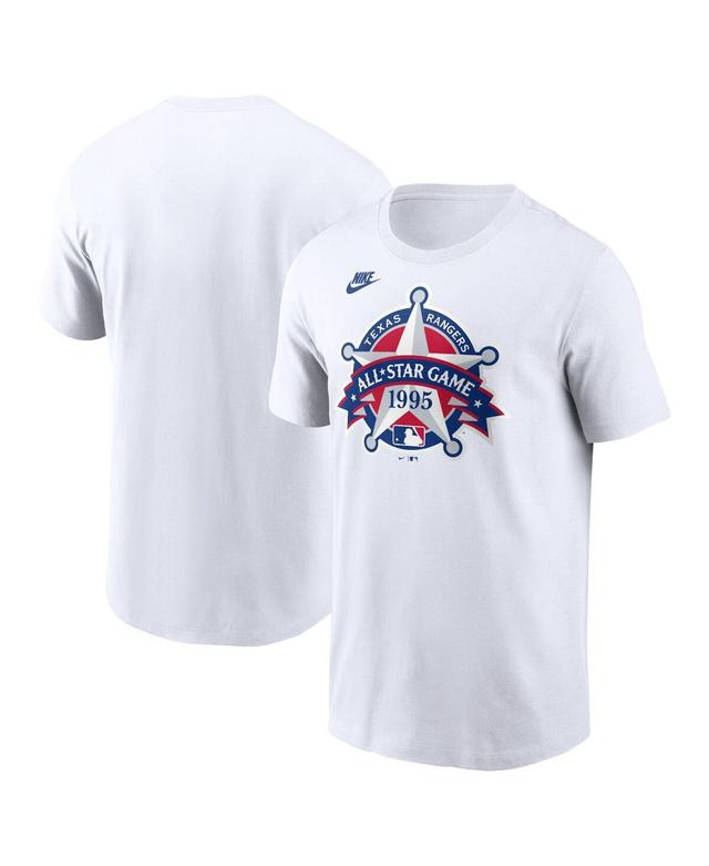 Nike Mens White 1995 Mlb All-Star Game Cooperstown Logo T-Shirt Product Image