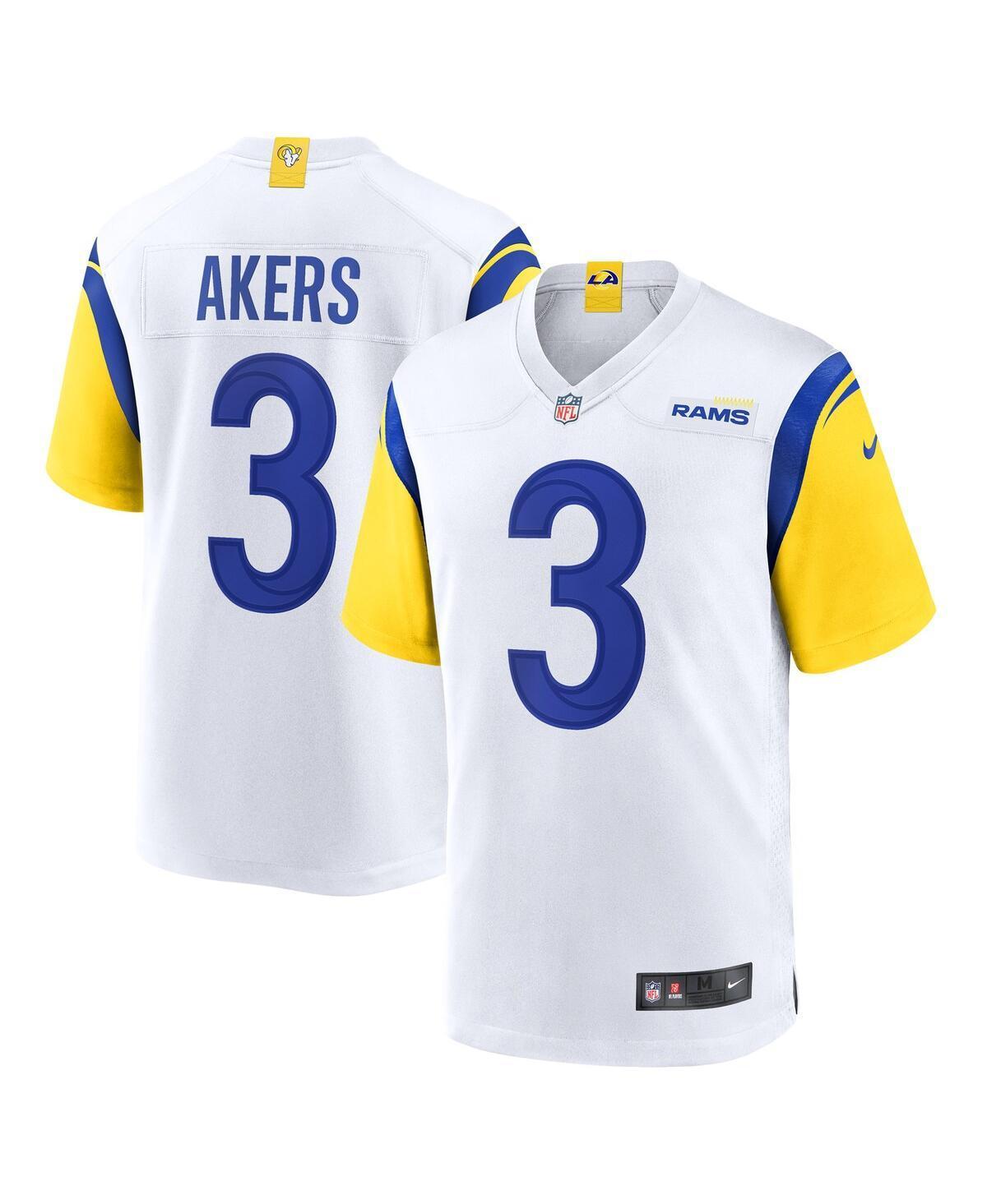 Nike Mens Cam Akers Los Angeles Rams Game Jersey - White Product Image