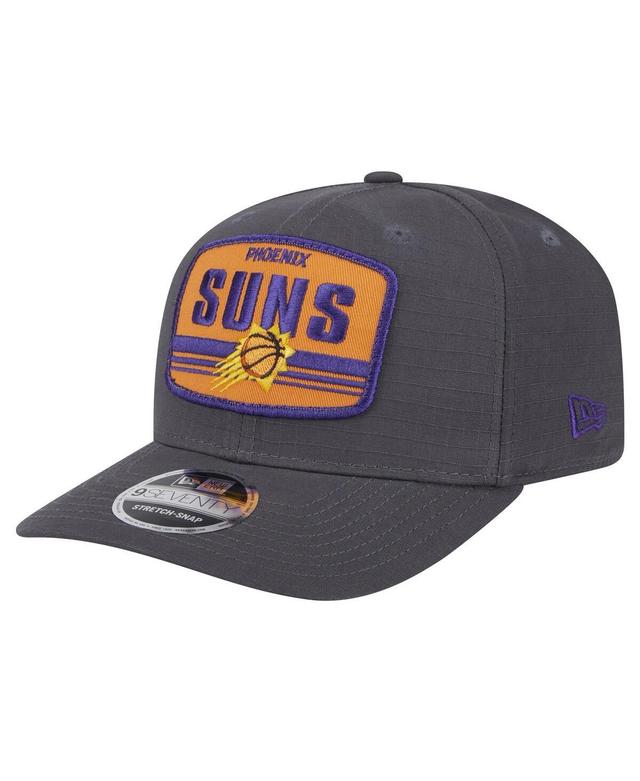 Mens New Era Graphite Phoenix Suns Team Elevated Patch 9SEVENTY Adjustable Hat Product Image