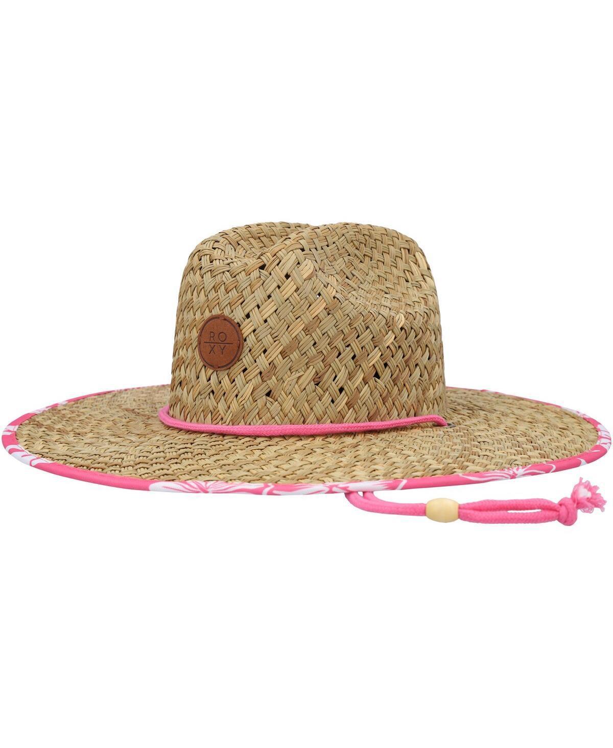 Womens Roxy Natural Pina to My Colada Printed Straw Lifeguard Hat Product Image