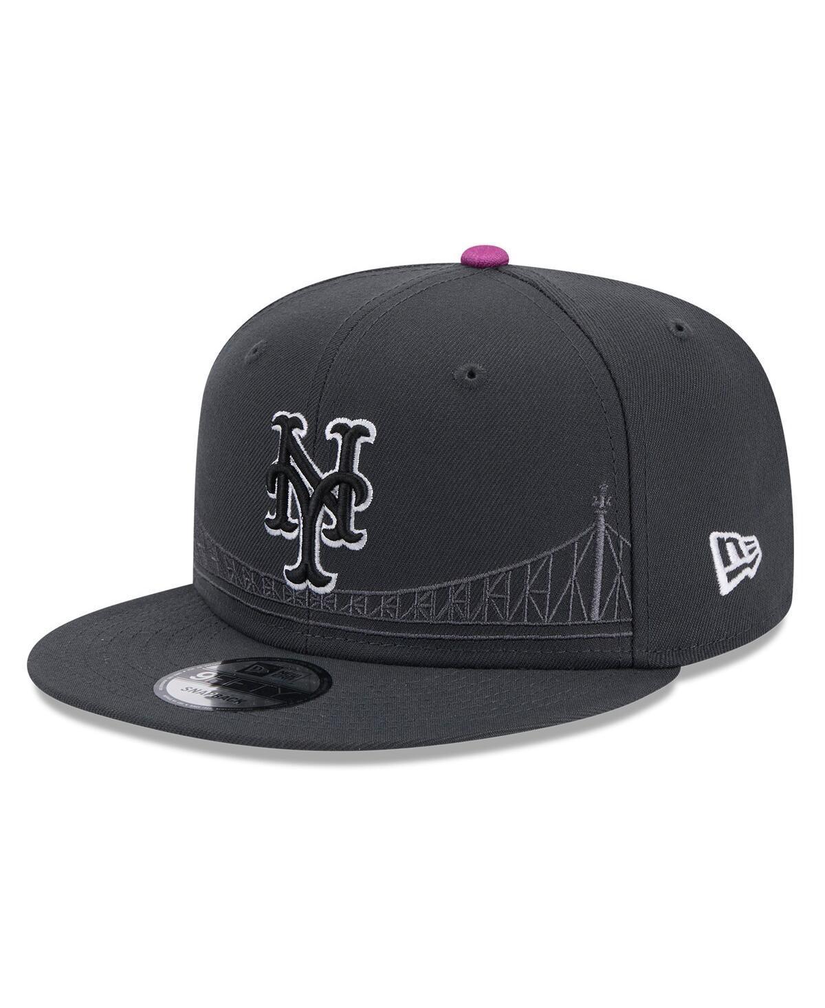 Mens New Era Graphite New York Mets 2024 City Connect 9FIFTY Snapback Hat Product Image