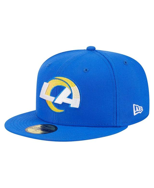 Mens New Era Royal Los Angeles Rams Main 59FIFTY Fitted Hat Product Image