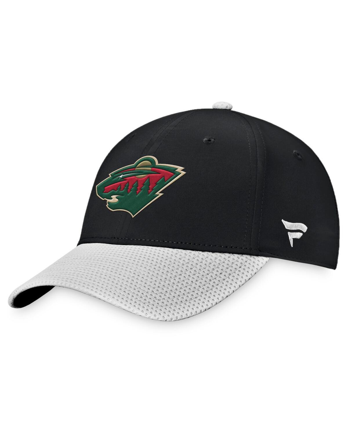 Mens Fanatics Branded /Gray Minnesota Wild 2023 NHL Global Series Sweden Adjustable Hat Product Image