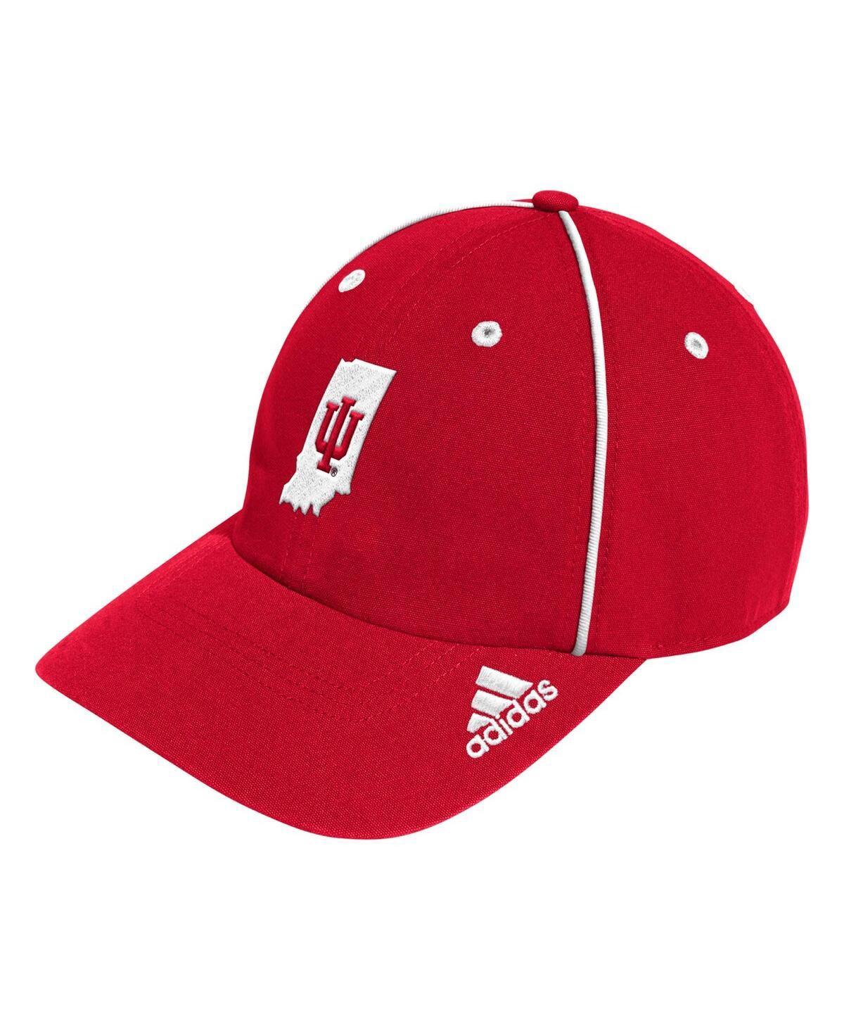 Adidas Mens Crimson Indiana Hoosiers Locker Room Athlete Pack Slouch Adjustable Hat Product Image