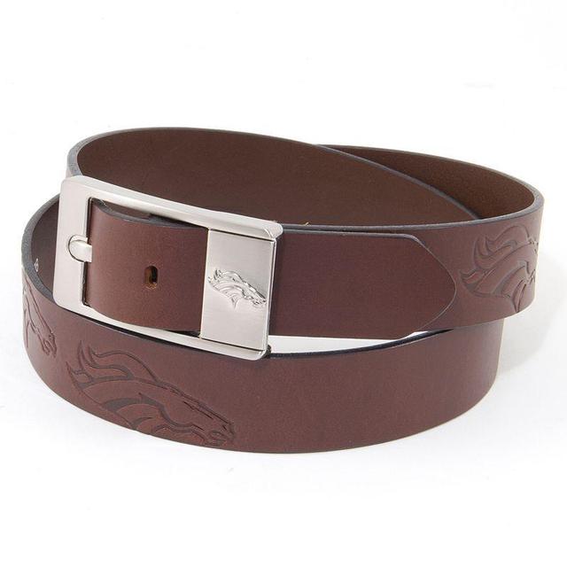 Mens Denver Broncos Leather Belt Product Image