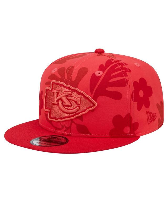 Mens New Era Kansas City Chiefs Leafy 9FIFTY Snapback Hat Product Image