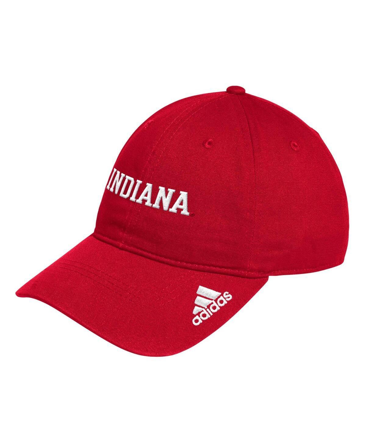 Adidas Mens Crimson Indiana Hoosiers Locker Room Wordmark Slouch Adjustable Hat Product Image