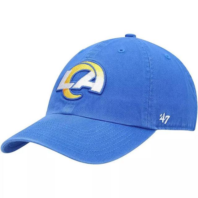 Mens 47 Royal Los Angeles Rams Clean Up Primary LA Adjustable Hat Product Image