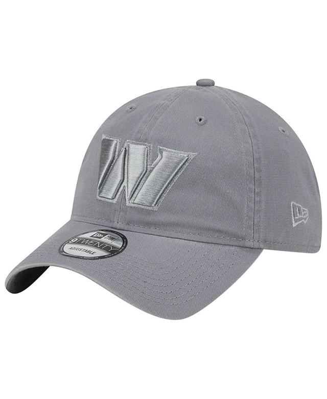 Mens New Era Gray Washington Commanders Color Pack 9TWENTY Adjustable Hat Product Image