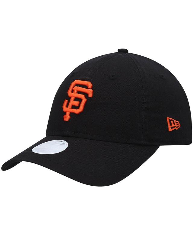 Womens New Era Black San Francisco Giants Team Logo Core Classic 9Twenty Adjustable Hat Product Image