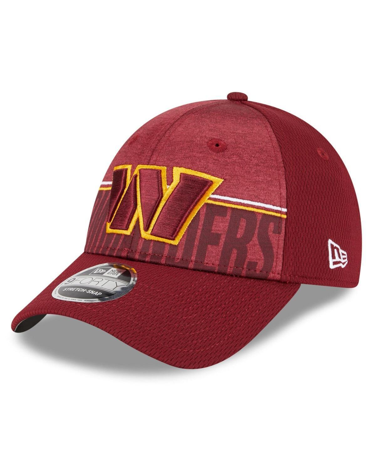 Mens New Era Burgundy Washington Commanders 2023 Nfl Training Camp 9FORTY Adjustable Hat Product Image