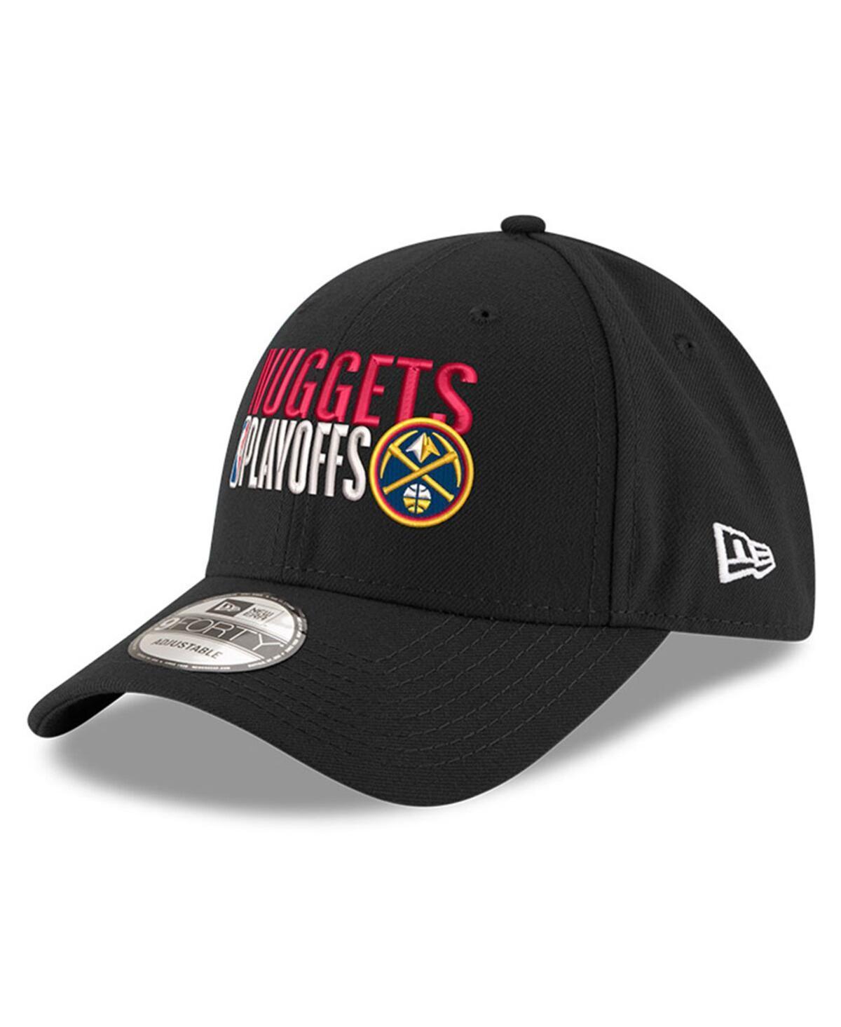 Mens New Era Black Denver Nuggets 2024 NBA Playoffs 9FORTY Adjustable Hat Product Image