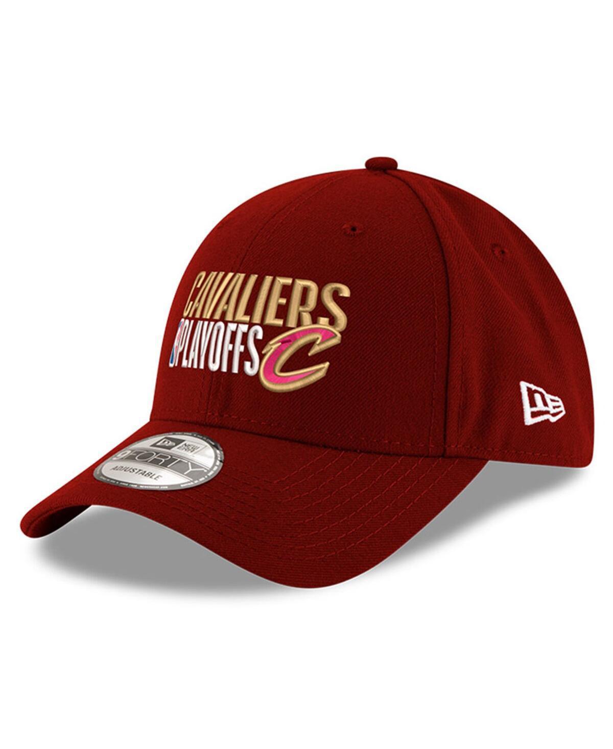 Mens New Era Wine Cleveland Cavaliers 2024 NBA Playoffs 9FORTY Adjustable Hat Product Image