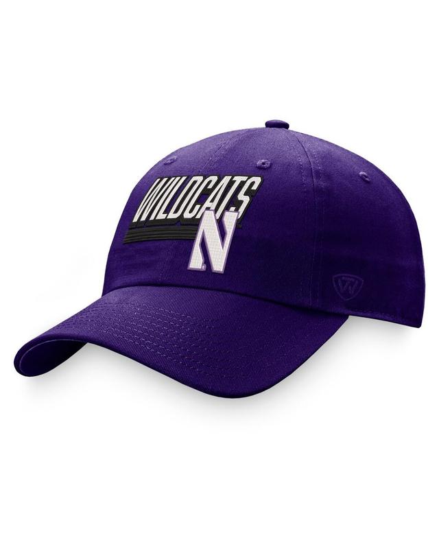 Mens Top of the World Purple Northwestern Wildcats Slice Adjustable Hat Product Image