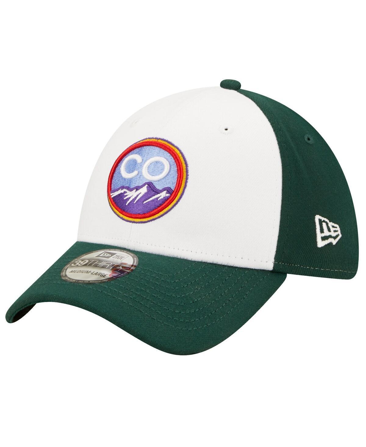 Mens New Era White Colorado Rockies City Connect 39THIRTY Flex Hat Product Image