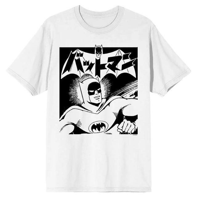 Mens Batmanga Batman Manga Cover Short Sleeve Graphic Tee Product Image