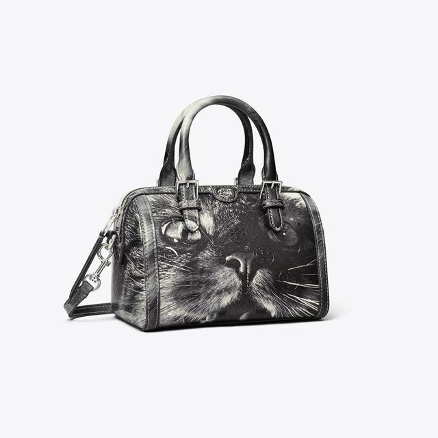 Petite T Monogram Cat Print Barrel Bag Product Image