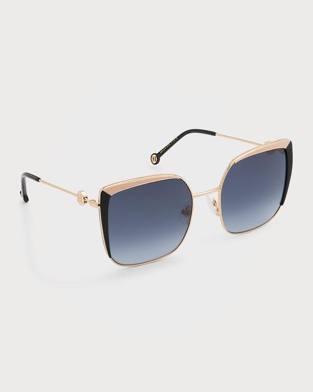 Monogram Square Acetate & Stainless Steel Sunglasses Product Image