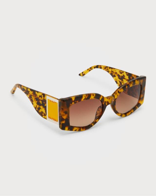 Logo Acetate & Metal Sunglasses  Product Image