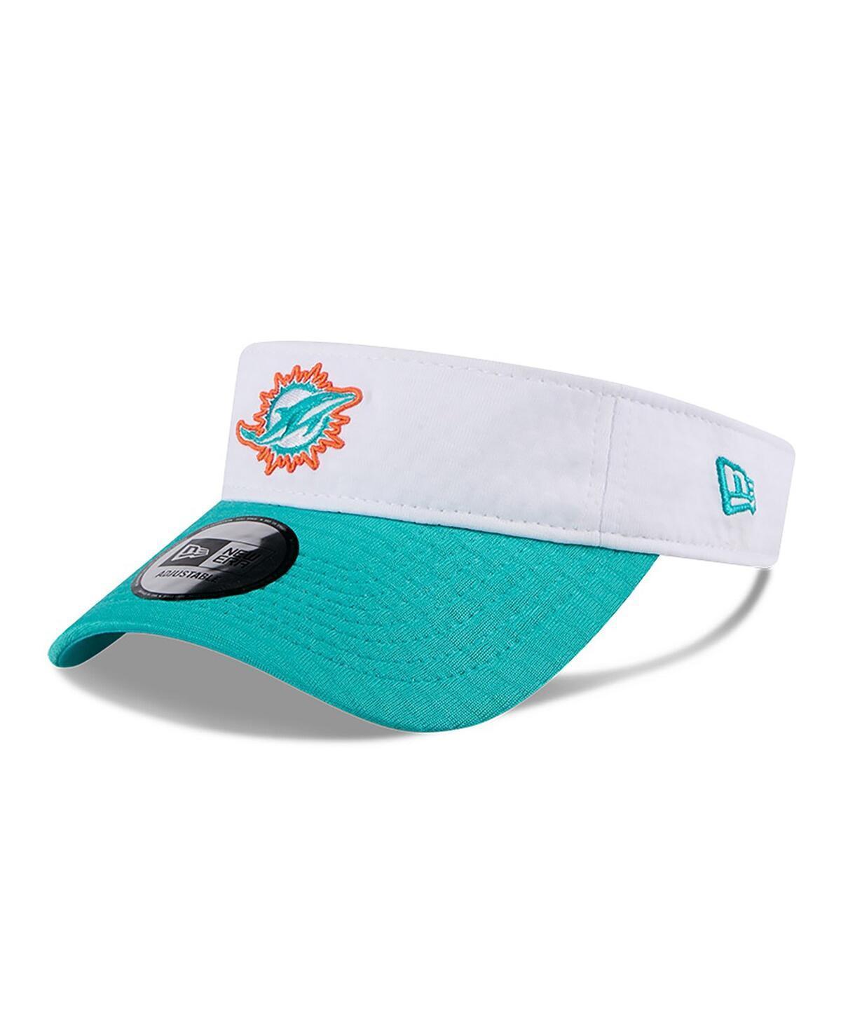 New Era Mens White Miami Dolphins 2024 Nfl Training Camp Adjustable Visor - White Product Image