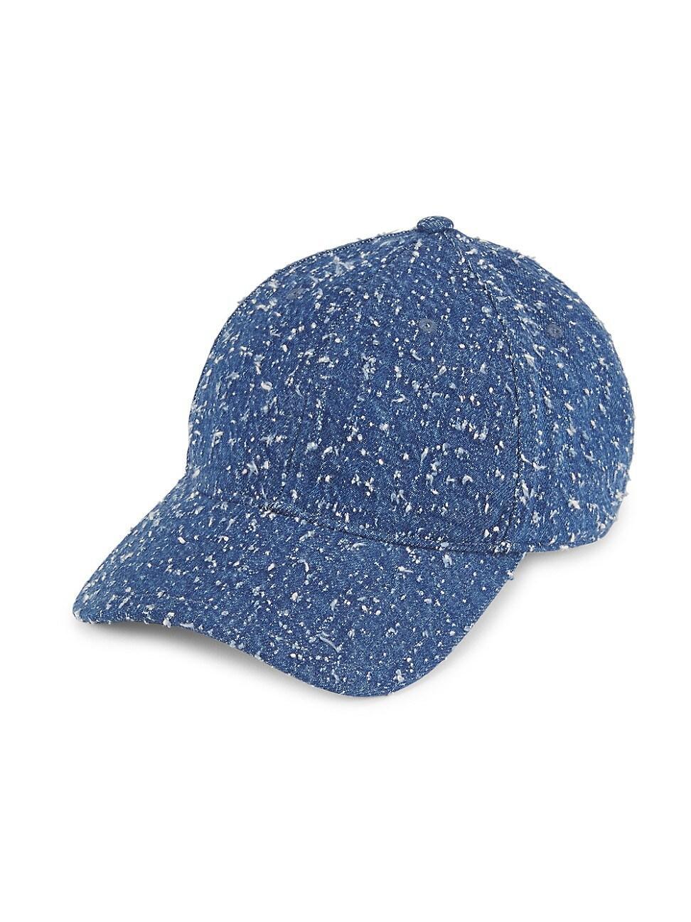 Womens Harlow Denim Tweed Baseball Cap Product Image