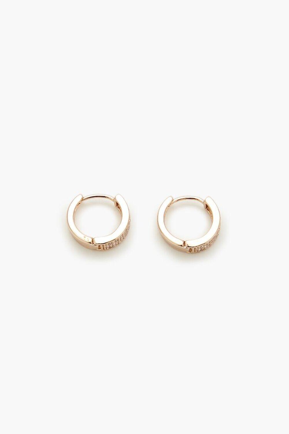 Rhinestone Hoop Earrings | Forever 21 Product Image