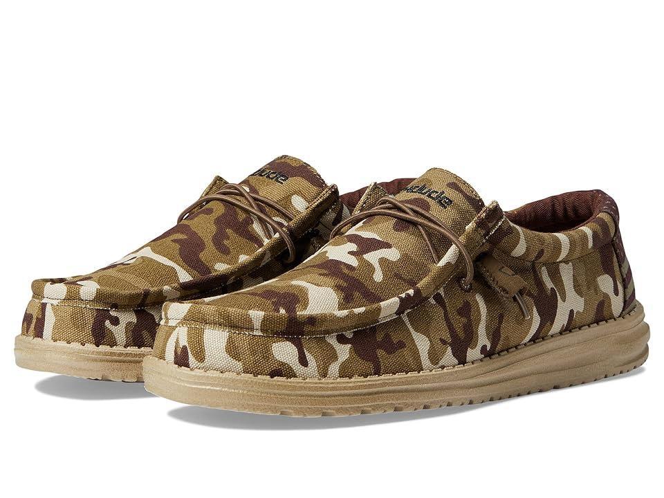 Hey Dude Wally (Camo Flag) Men's Shoes Product Image