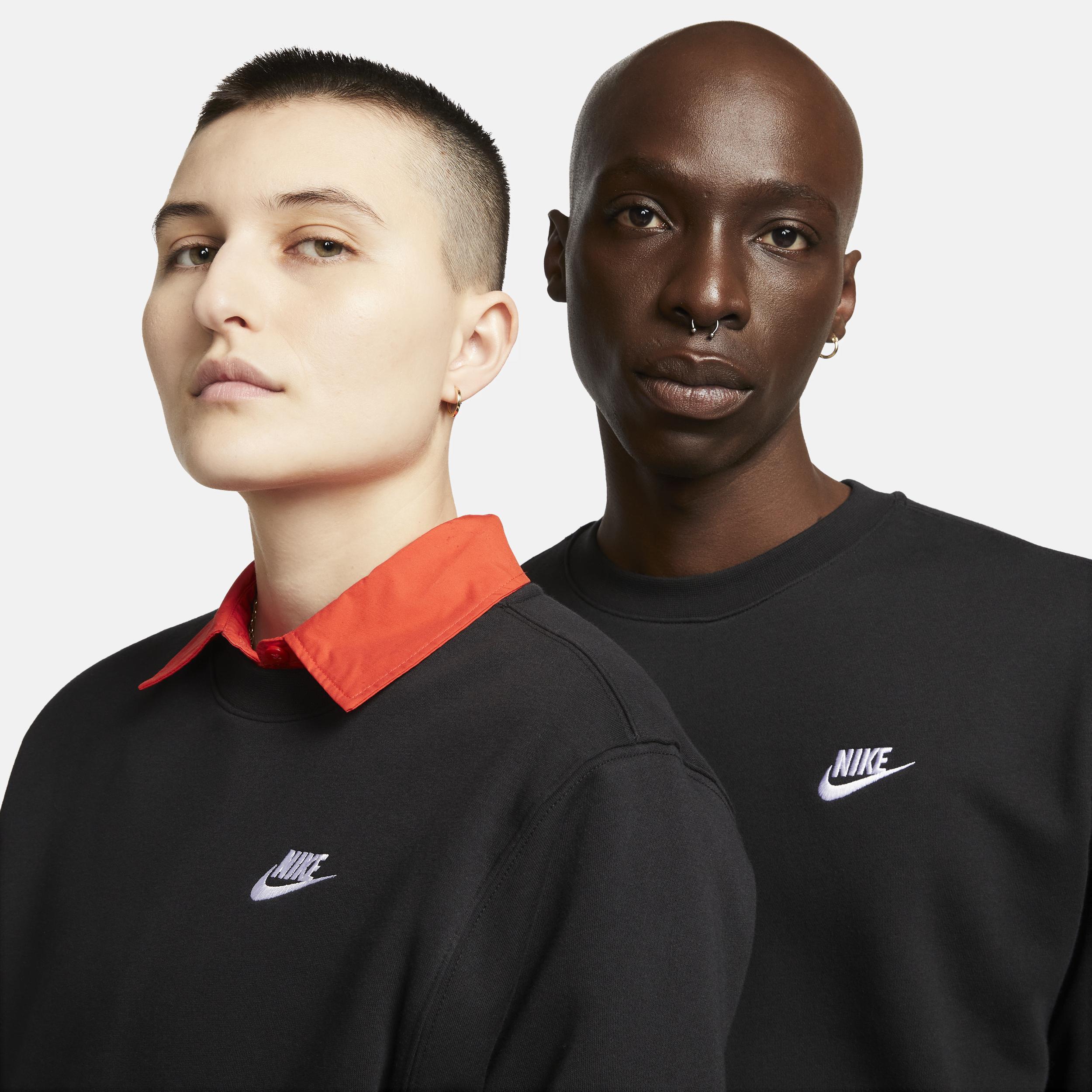 NIKE Club Sweatshirt In Black Product Image