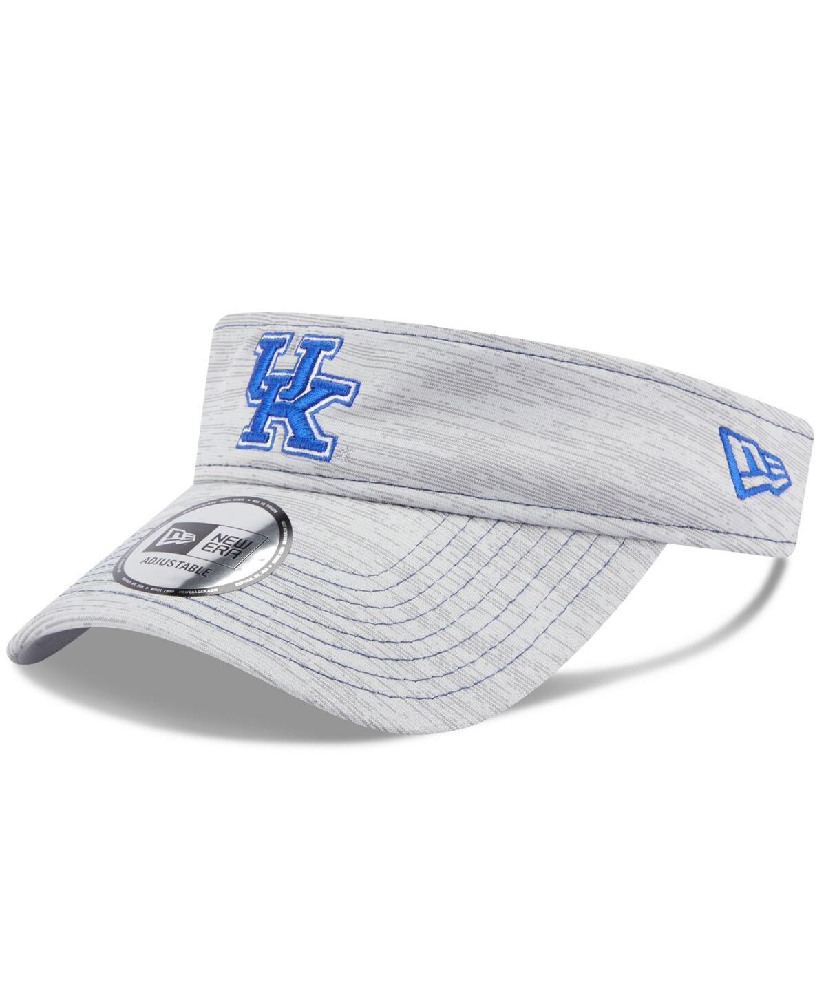 Mens New Era Gray Kentucky Wildcats Logo Adjustable Visor Product Image