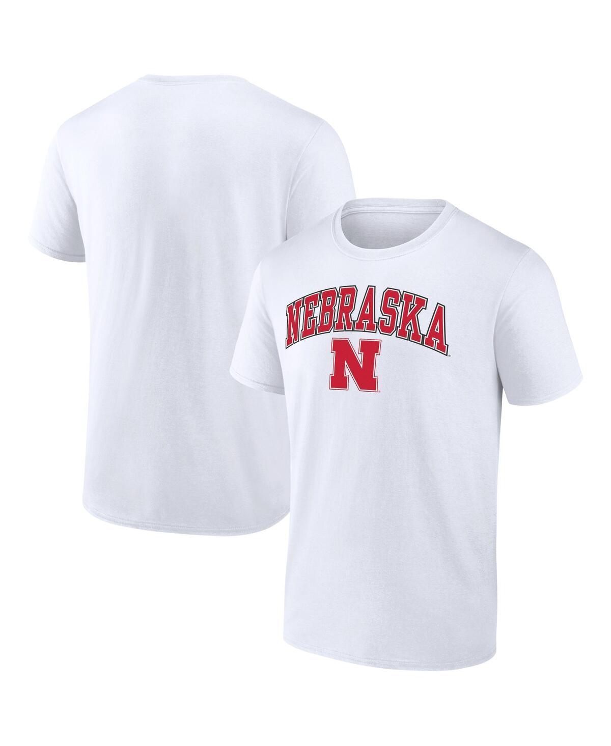 Mens Fanatics White Nebraska Huskers Campus T-shirt Product Image