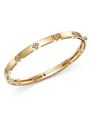 Womens Love In Verona 18K Yellow Gold & 0.15 TCW Diamond Bangle Product Image