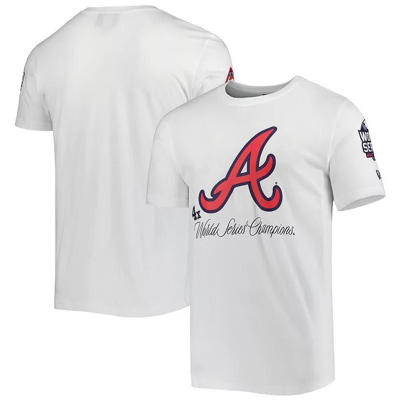 Mens New Era Atlanta Braves Historical Championship T-Shirt Product Image