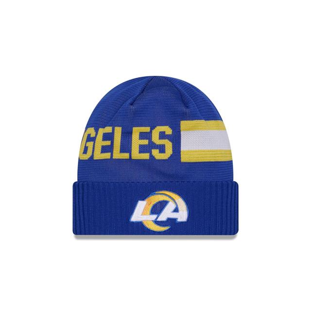 Los Angeles Rams 2024 Cold Weather Tech Knit Beanie Male Product Image