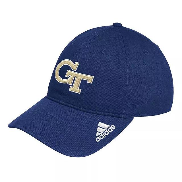 Mens adidas Navy Georgia Tech Yellow Jackets Locker Room Logo Slouch Adjustable Hat, Nc2 Blue Product Image