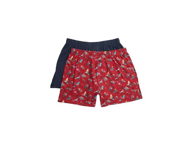 Tommy Bahama 2-Pack Knit Boxers (Tropical Birds) Men's Underwear Product Image