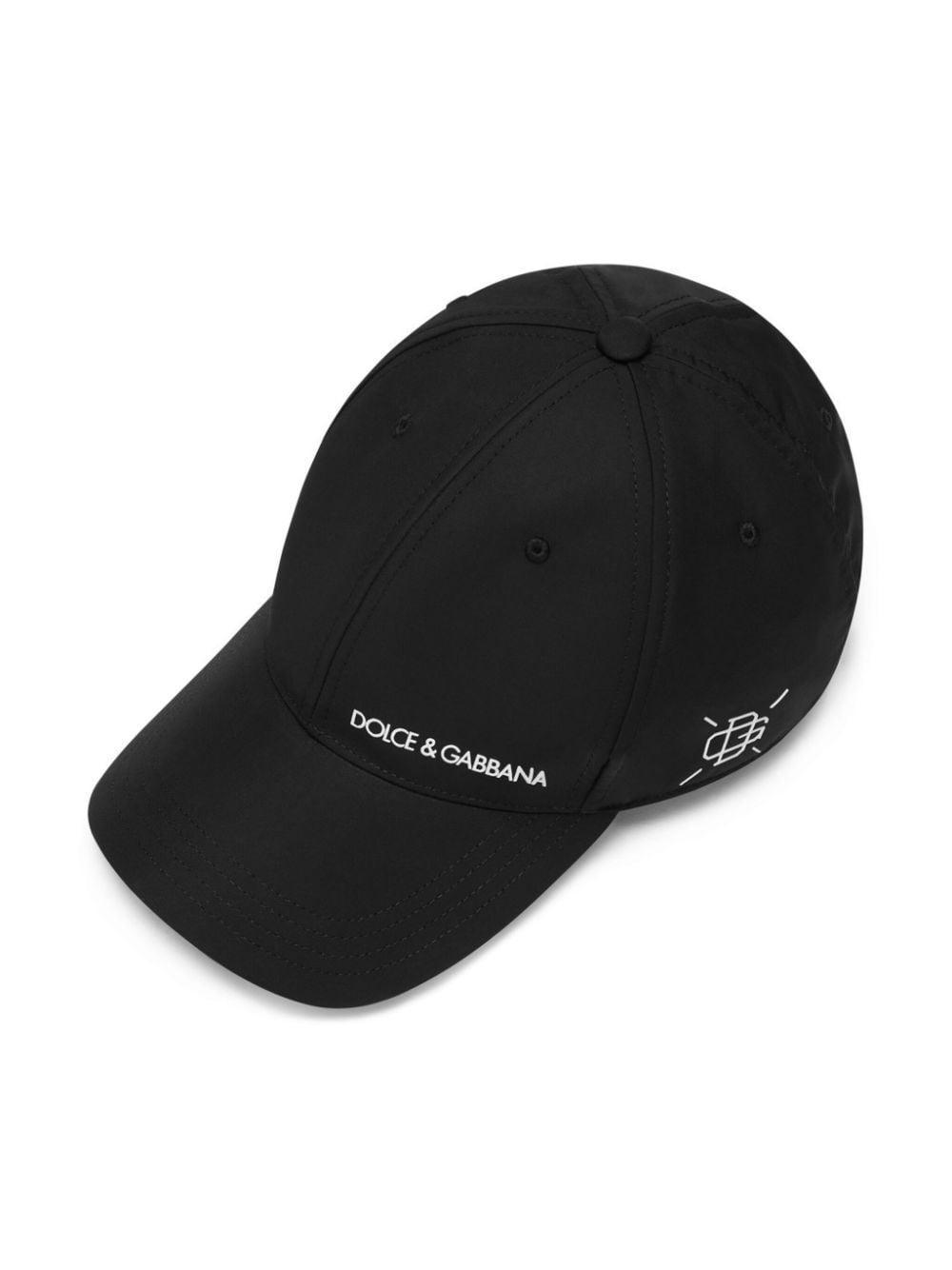 Logo-print Baseball Cap In Black Product Image