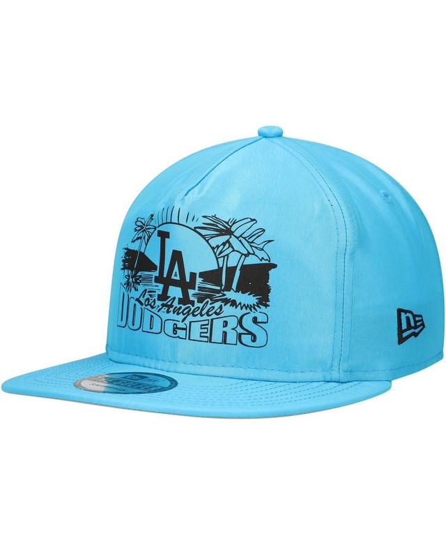 New Era Mens Blue Los Angeles Dodgers Neon Golfer Snapback Hat Product Image