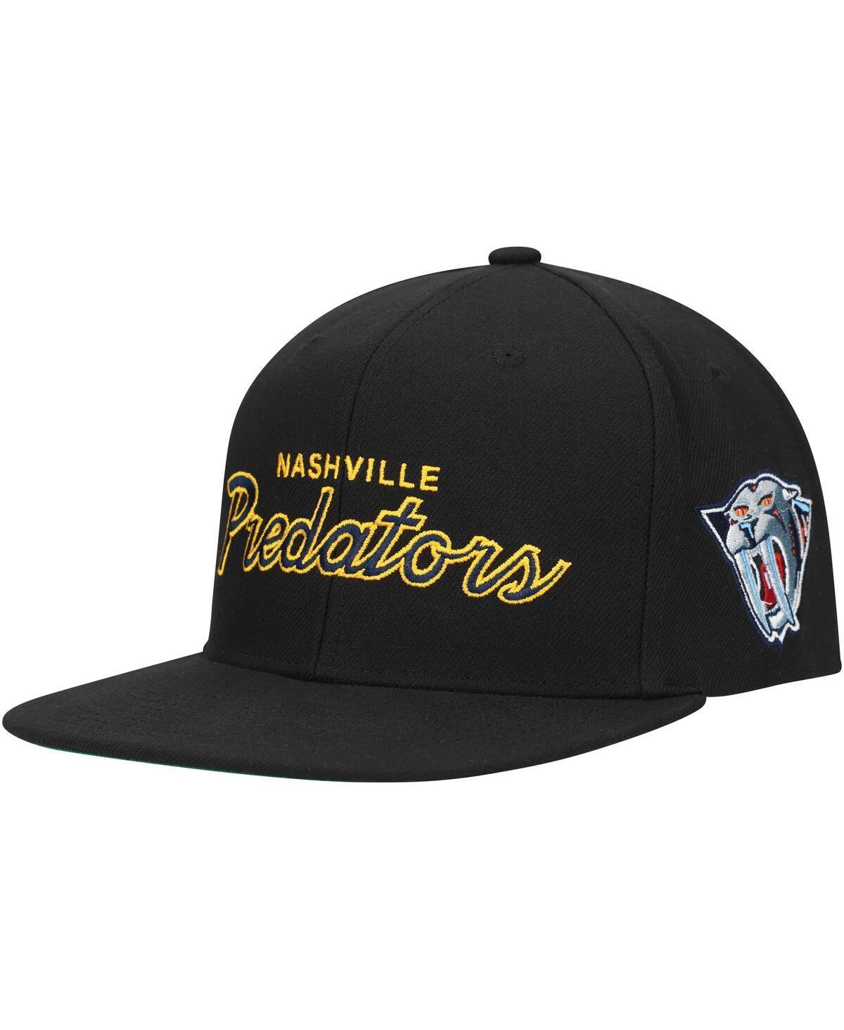 Mens Mitchell & Ness Black Philadelphia 76ers Hardwood Classics MVP Team Ground 2.0 Fitted Hat Product Image