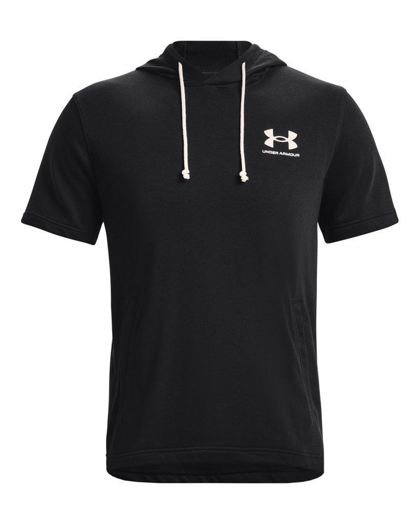 Men's UA Rival Terry Short Sleeve Hoodie Product Image