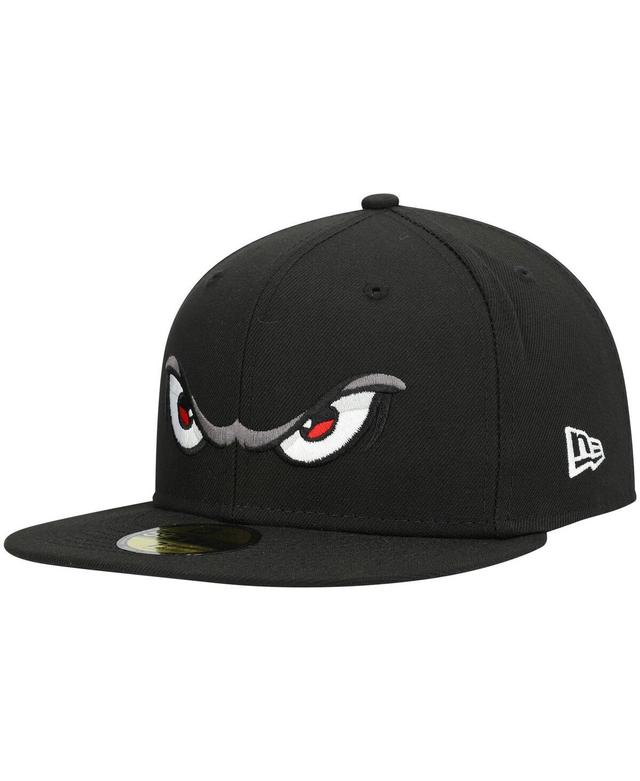 Mens New Era Black Lake Elsinore Storm Authentic Collection Road 59FIFTY Fitted Hat Product Image