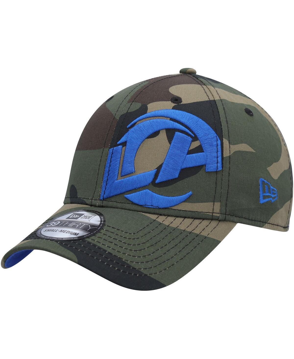 Mens New Era Camo Los Angeles Rams Punched Out 39THIRTY Flex Hat Product Image