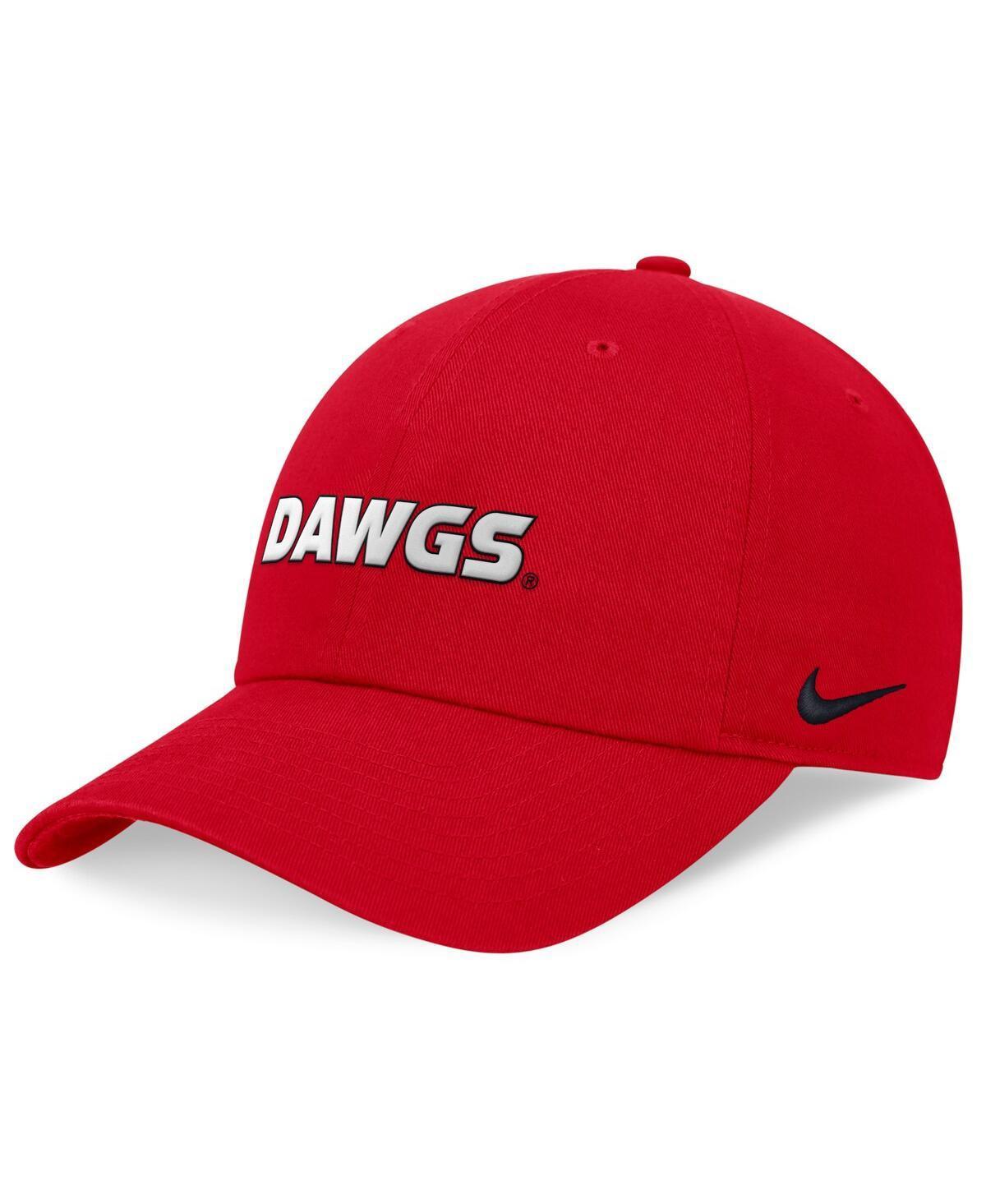 Nike Mens Red Georgia Bulldogs 2024 On-Field Club Adjustable Hat Product Image