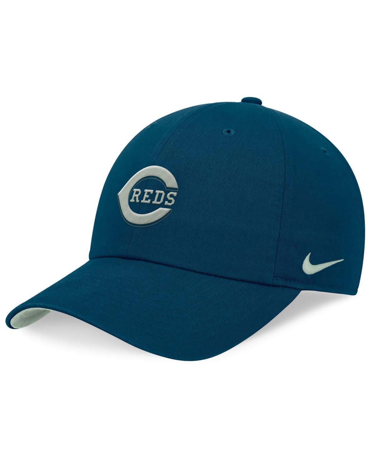 Nike Mens Teal Cincinnati Reds Valerian Club Adjustable Hat Product Image