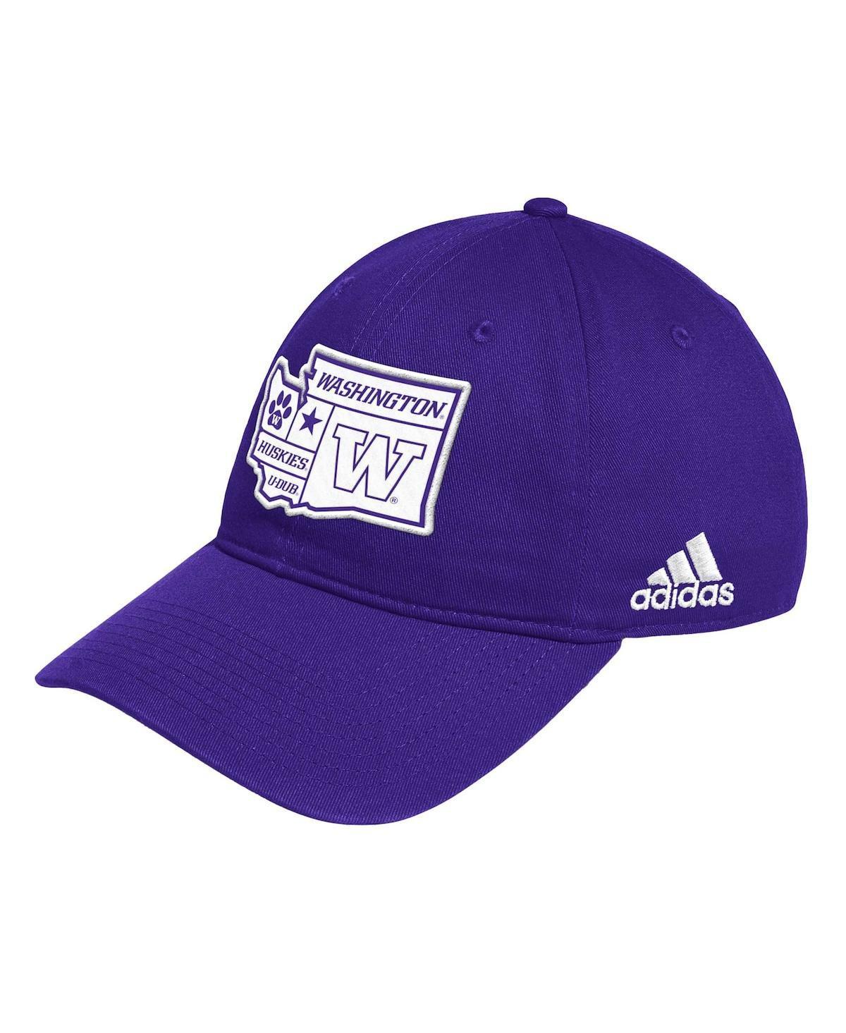 Mens adidas Royal Kansas Jayhawks State Slouch Adjustable Hat Product Image