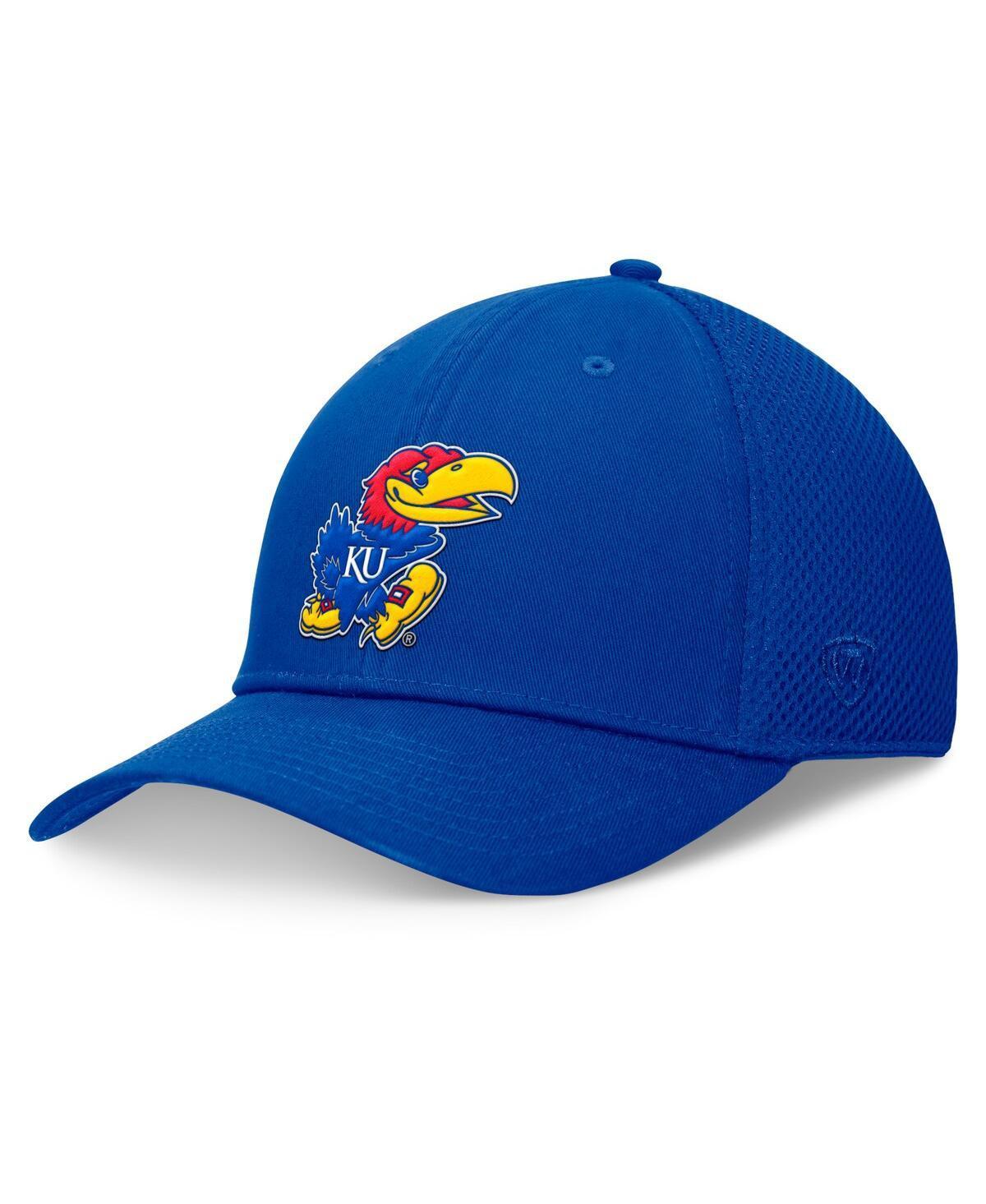 Top of the World Mens Royal Kansas Jayhawks Spacer Flex Hat Product Image