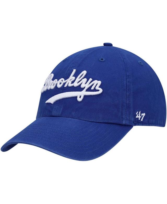 Mens 47 Royal Brooklyn Dodgers Logo Cooperstown Collection Clean Up Adjustable Hat Product Image