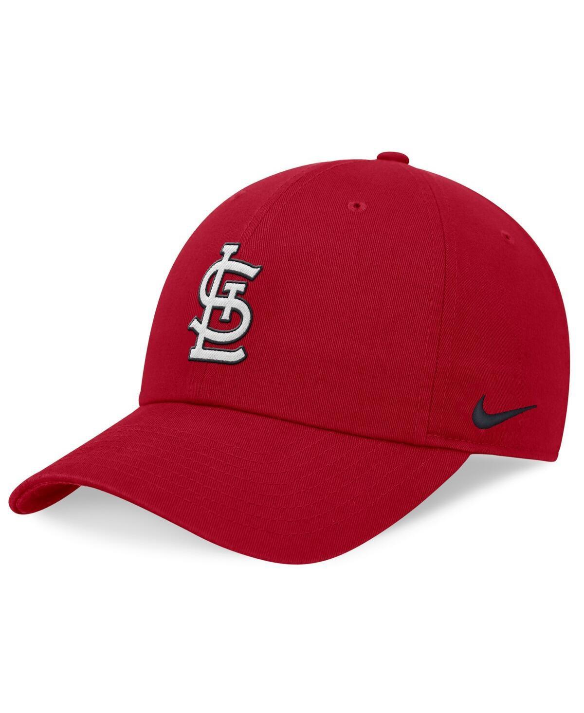 NIKE Men's Red St. Louis Cardinals Evergreen Club Adjustable Hat In Gym Red Product Image